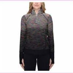 Kirkland Signature Ladies' 1/4 Mock‎ Neck ZipUp Top